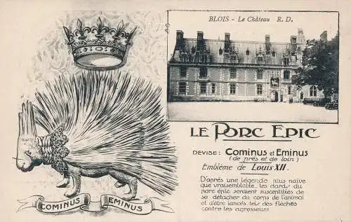 PC42767 Le Porc Epic. Blois. Das Schloss. R. Dorange. B. Hopkins