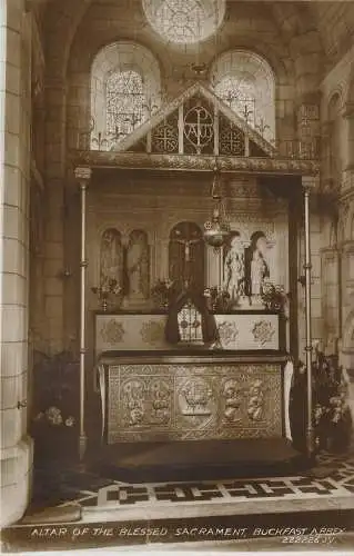 PC41859 Altar des Allerheiligsten Sakraments. Buckfast Abbey. Valentinstag. Nr. 222226. RP