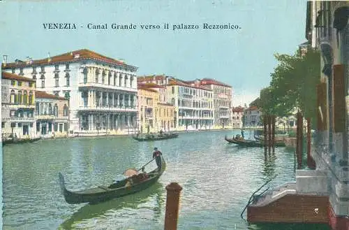 PC38235 Venedig. Canal Grande zum Palazzo Rezzonico