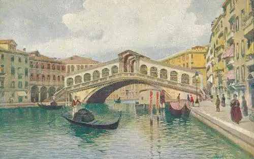 PC42787 Venedig. Rialtobrücke. G. Chiozzotto