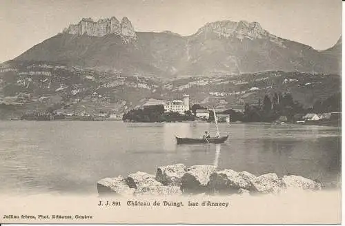 PC39221 Schloss Duingt. See von Annecy. J. Brüder. Nr. 891