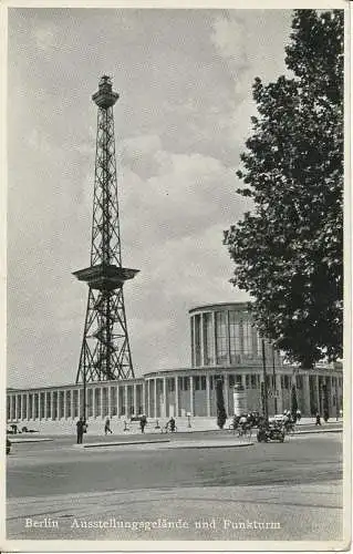 PC40988 Berlin. Ausstellungsgelande und Funktionurm. Novobrom. Nr. 175. B. Hopkins