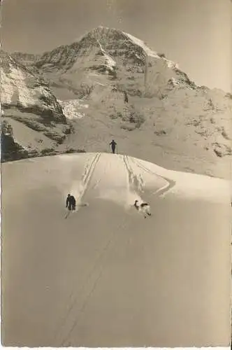 PC38532 alte Postkarte. Schnee in den Bergen. B. Hopkins