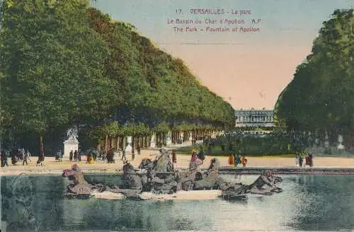 PC42842 Versailles. Der Park. Brunnen des Apollon. Nr. 17. B. Hopkins