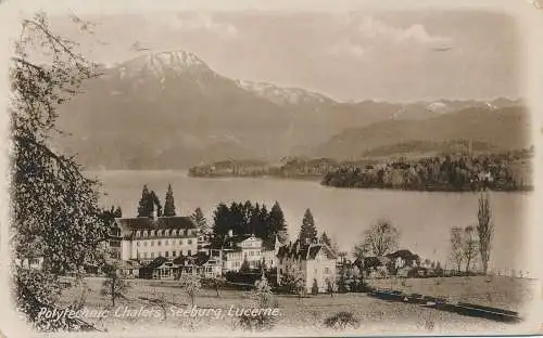 PC42708 Polytechnische Chalets. Seeburg. Luzern. 1920