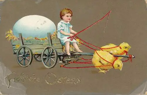 PC42912 Frohliche Ostern. B. Hopkins