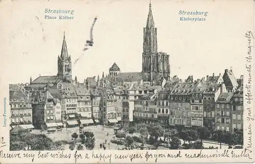 PC40497 Straßburg. Platzieren Sie Kleber. 1904. B. Hopkins