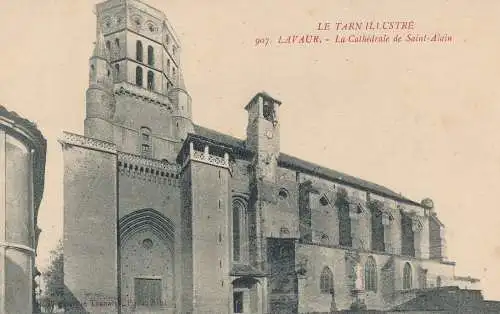 PC43718 Le Tarn Illustre. Lavaur. Die Kathedrale Saint Alain. Nr. 907