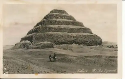 PC39256 Sakkara. Die Stufenpyramide. Lehnert und Landrock