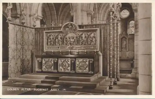 PC42005 Goldener Altar. Buckfast Abbey. Lachs