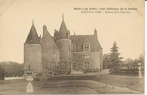 PC39381 Die Schlösser der Sarthe. Ruille sur Loir. Schloss der Chenuere. E. H