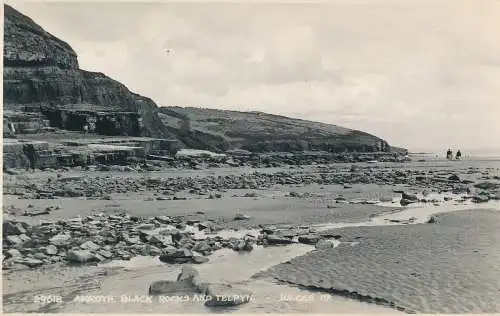 PC42271 Amroth. Black Rocks und Telpyn. Judges Ltd. Nr. 29618