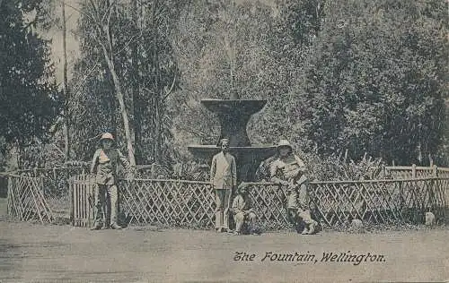 PC42446 Der Brunnen. Wellington. Spende. B. Hopkins