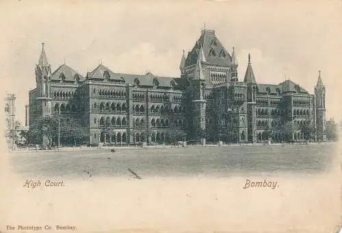 PC43772 High Court. Bombay. Fototyp. B. Hopkins