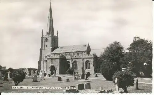 PC44028 St. Andrews Kirche. Congresbury. Frith