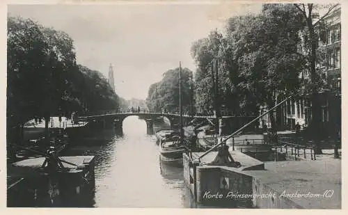 PC43828 Korte Prinsengracht. Amsterdam. Nadruk. Nr. 1468. RP