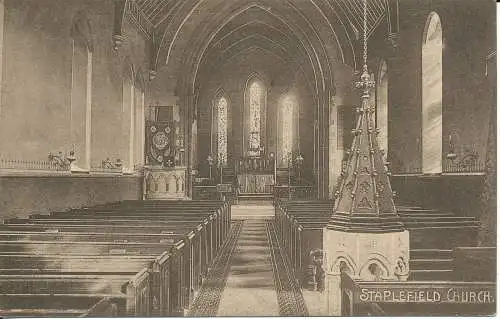 PC44084 Staplefield Church. Delfin. Nr. 131250