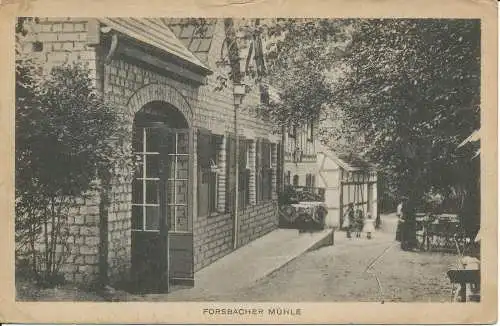 PC40633 Forsbacher Muhle. Johannes Friese. 1919. B. Hopkins