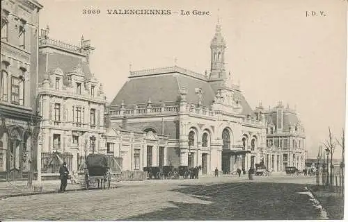 PC39461 Valenciennes. Der Bahnhof. J.D. V. Nr. 3969