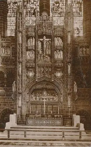 PC42035 Kathedrale von Liverpool. Die Reredos. Valentinstag. XL. 1924. B. Hopkins