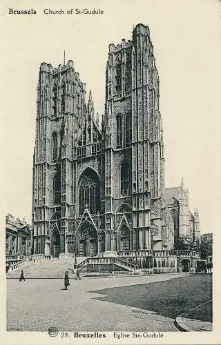 PC40697 Brüssel. Kirche St. Gudule. Albert. A. Dohmen. 193