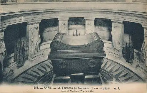 PC42863 Paris. Grab von Napoleon I. im Invaliden. A. Papeghin. Nr. 358. B. Hopkin