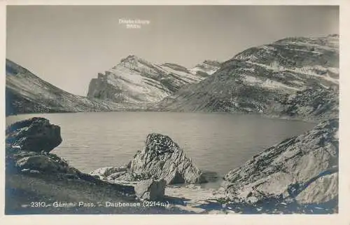 PC43137 Gemmi Pass. Daubensee 2214 m. Nr. 2310. B. Hopkins