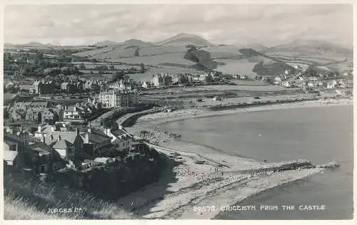 PC42065 Criccieth aus dem Schloss. Judges Ltd. Nr. 29578