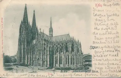 PC40961 Koln. Dom. Stengel. 1902. B. Hopkins