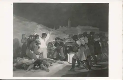 PC40669 Goya. Die Erschießungen vom 3. Mai 1808 in Madrid. Prado Museum