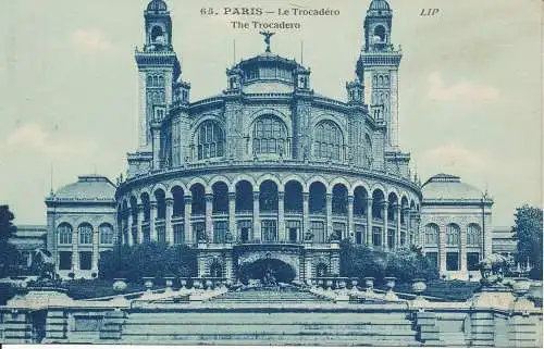 PC39254 Paris. Der Trocadero. J. Cormault. Nr. 65