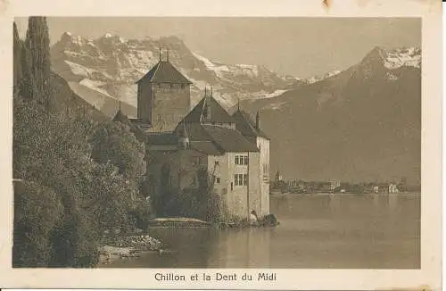 PC39298 Chillon et la Dent du Midi. Anderegg