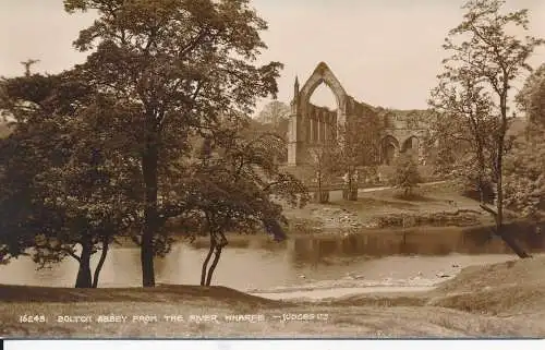 PC42178 Bolton Abbey vom River Wharfe. Judges Ltd. Nr. 16248