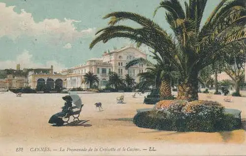 PC42770 Stöcke. Die Promenade de la Croisette und das Casino. LL. Nr. 132. 1911. B.