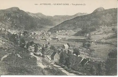 PC39225 Auvergne. Der Mont Dore. Allgemeine Ansicht. Nr. 100