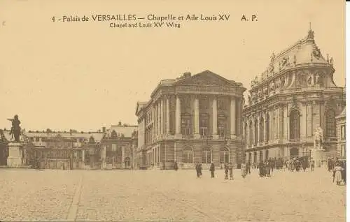 PC39299 Schloss Versailles. Kapelle und Louis XV Flügel. A. Papeghin