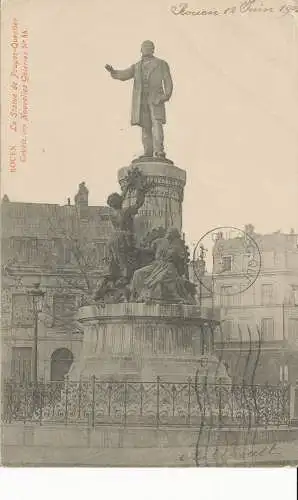 PC40843 Rouen. Die Statue von Pouyer Quertier. Neue Galerien. Nr. 44. 1903. B.