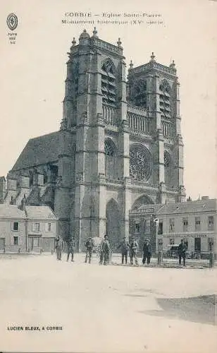 PC38610 Corbie. Kirche St. Peter historisches Denkmal. Lucien Bleaux