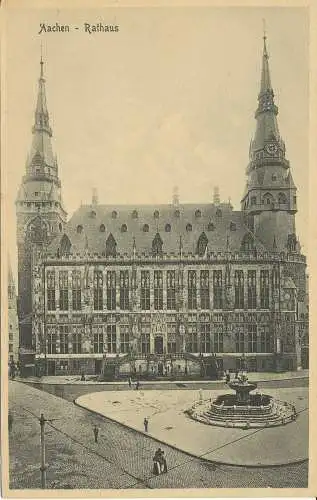 PC40943 Aachen. Rathaus. Stengel. Nr. 2213. B. Hopkins