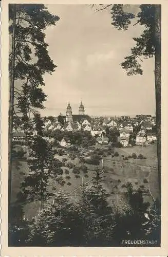 PC40590 Freudenstadt im Schwarzwald. Hohenluftkurort. Fiedler. RP. B. Hopkins