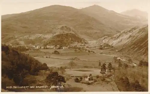 PC42250 Beddgelert und Snowdon. Judges Ltd. Nr. 14251