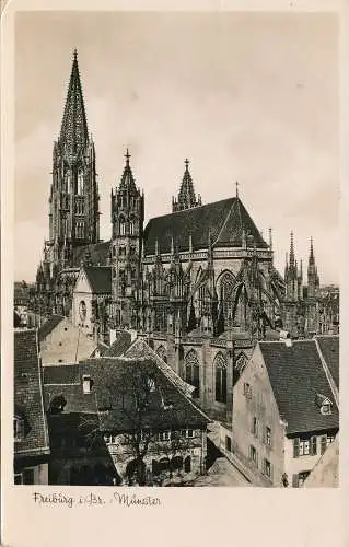 PC41047 Freiburg i.Br. Münster. J.B. Nr. 96. RP. B. Hopkins