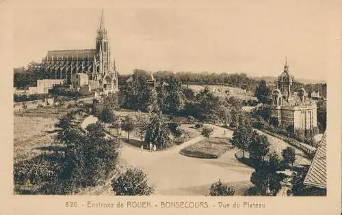 PC40755 Umgebung von Rouen. Liebe Hilfe. Blick vom Mittelland. Der Storch