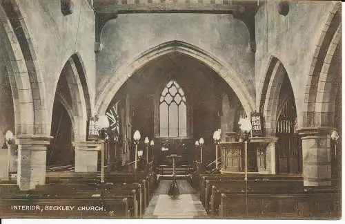 PC44200 Innenraum. Beckley Church. 1937