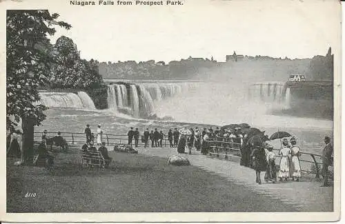 PC38453 Niagarafälle vom Prospect Park. Nr. 6110. B. Hopkins