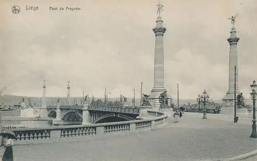 PC43155 Lüttich. Pont de Fragnee. Ern. Thill. Nels. B. Hopkins