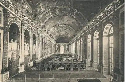 PC39465 Versailles. Spiegelgalerie. Halle auf der Signatur des Friedens. G.B. Nr. 19