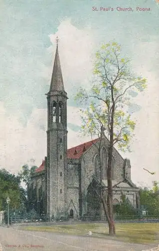 PC43302 St. Pauls Kirche. Poona. Clifton. B. Hopkins