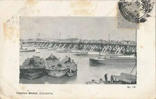 PC38478 Howrah Brücke. Kalkutta. Nr. 15