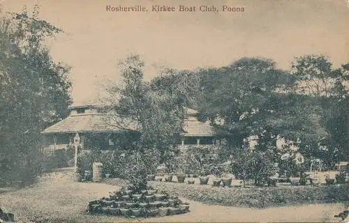 PC43306 Rosherville. Kirkee Boat Club. Poona. Nr. 294. B. Hopkins